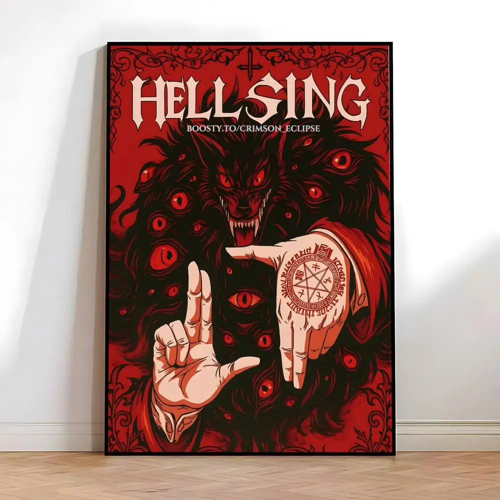 H-Hellsing Poster Hochwertige Vintage-Drucke und Poster für Zuhause, Bar, Café, ästhetische Wandkunst. – Detail 19