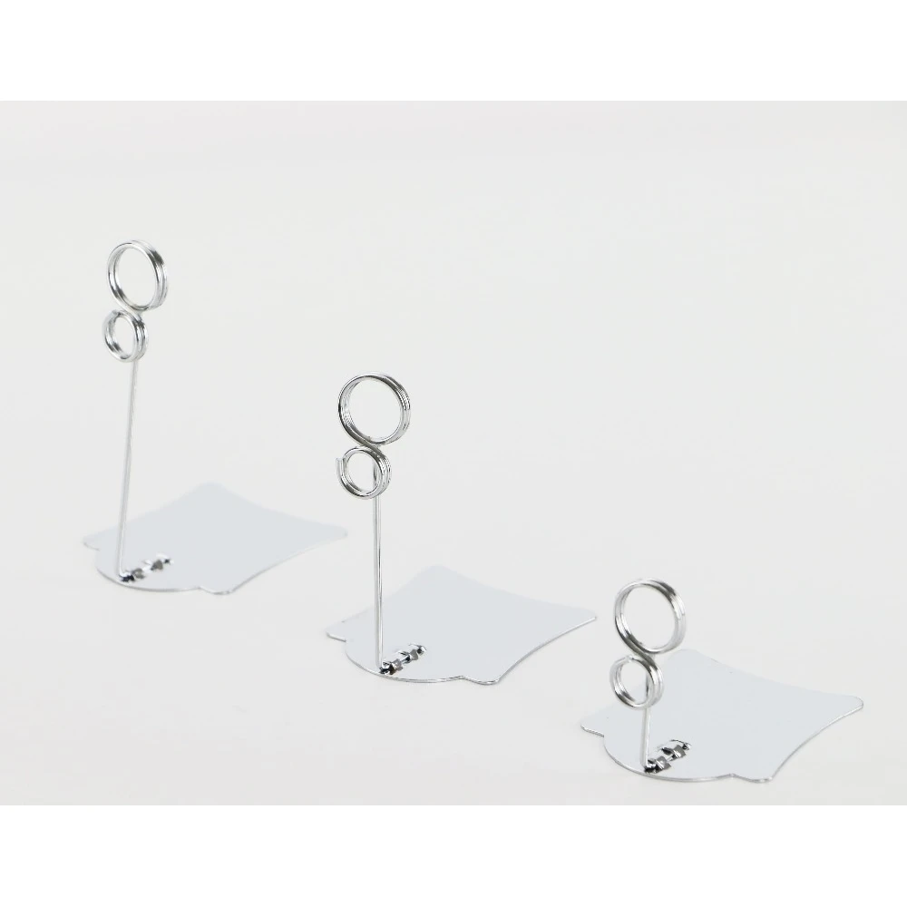 Pop Metal Price Tag Display Stand Rack Label Holder Clip Desk Sign Clip Merchandise Name Card Holder Photo Memo Clip