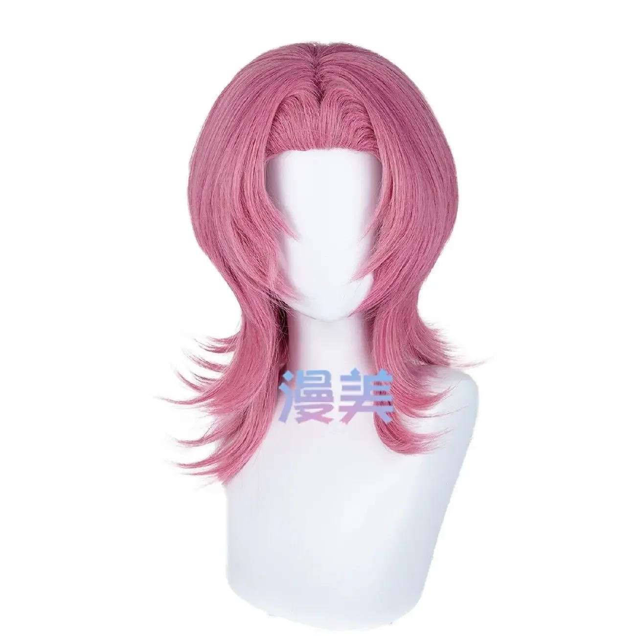 أنيمي KPop شيطان الصيادين الرومانسية شعر مستعار تأثيري طويل الوردي الباروكات ساجا بنين الرومانسية كوس شعر مستعار مقاومة للحرارة الشعر الاصطناعية هالوين