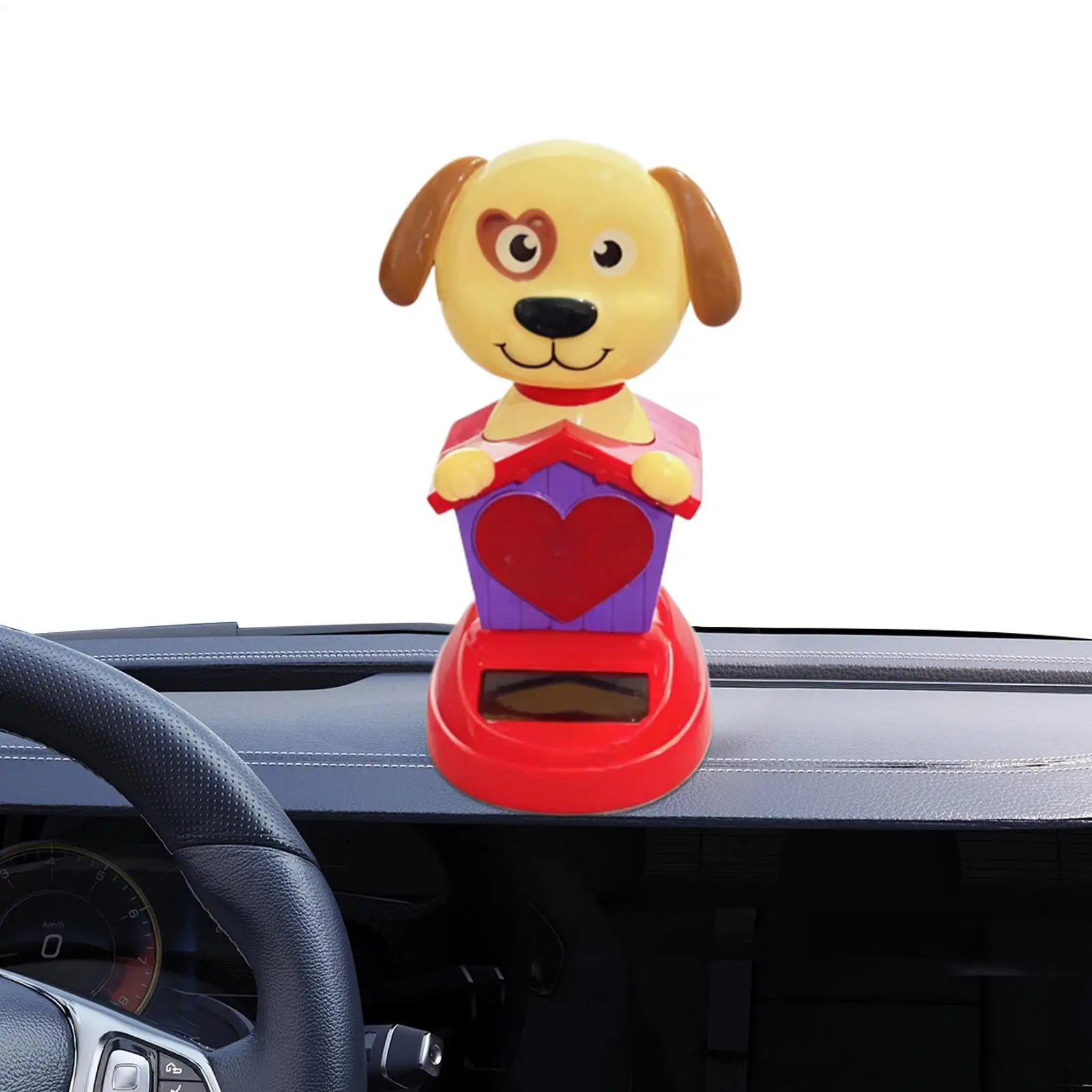 Cartoon Puppy Rocking Ornament House Dog Car Dashboard Decoration Swinging Automotive Decorations Car Interior Accessories