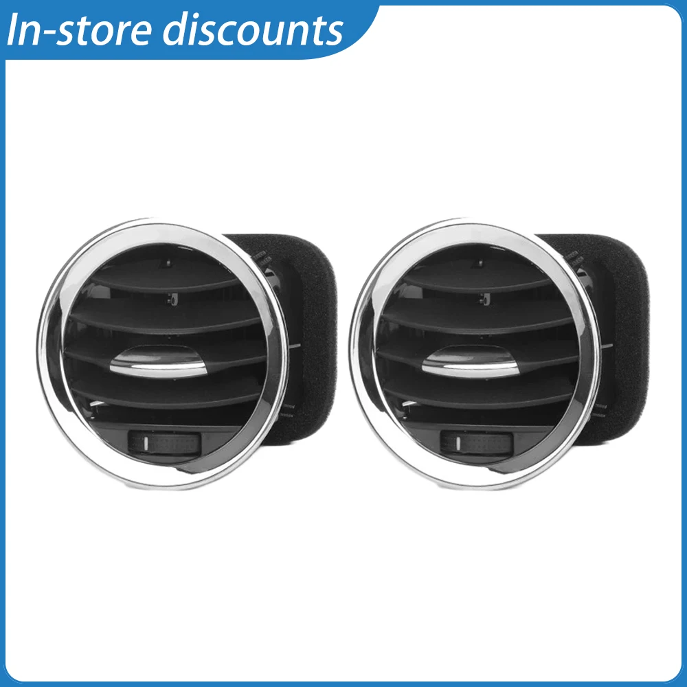 

Pair Chrome Dashboard Heater Air Vent for Vauxhall Opel Adam Corsa D, High Quality OEM Replacement 13417363 2201099