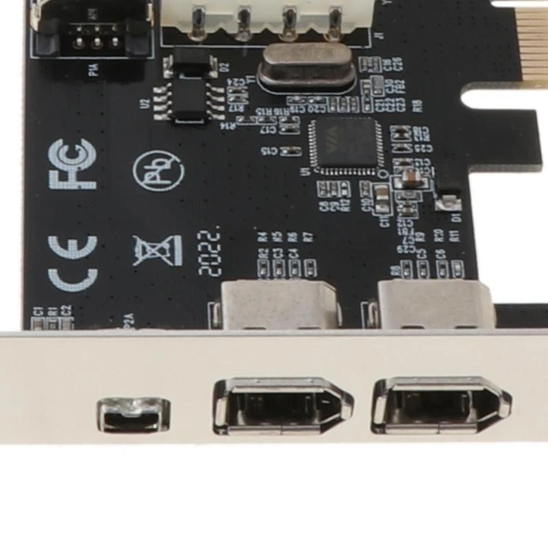 P9JB PCIe Firewire Card for Windows 10, IEEE 1394 PCI for Express Controller 4 Ports(3 x 6 Pin and 1 x 4 Pin), 1394a Firewire