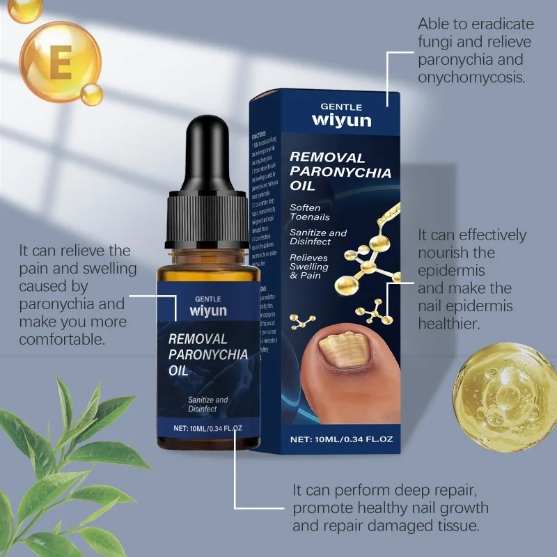 Nail Repair Serum Relieve Swelling Pain Repair Nail Soften Sanitize Toe Nails Anti Infection Paronychia Treatment Essence Care