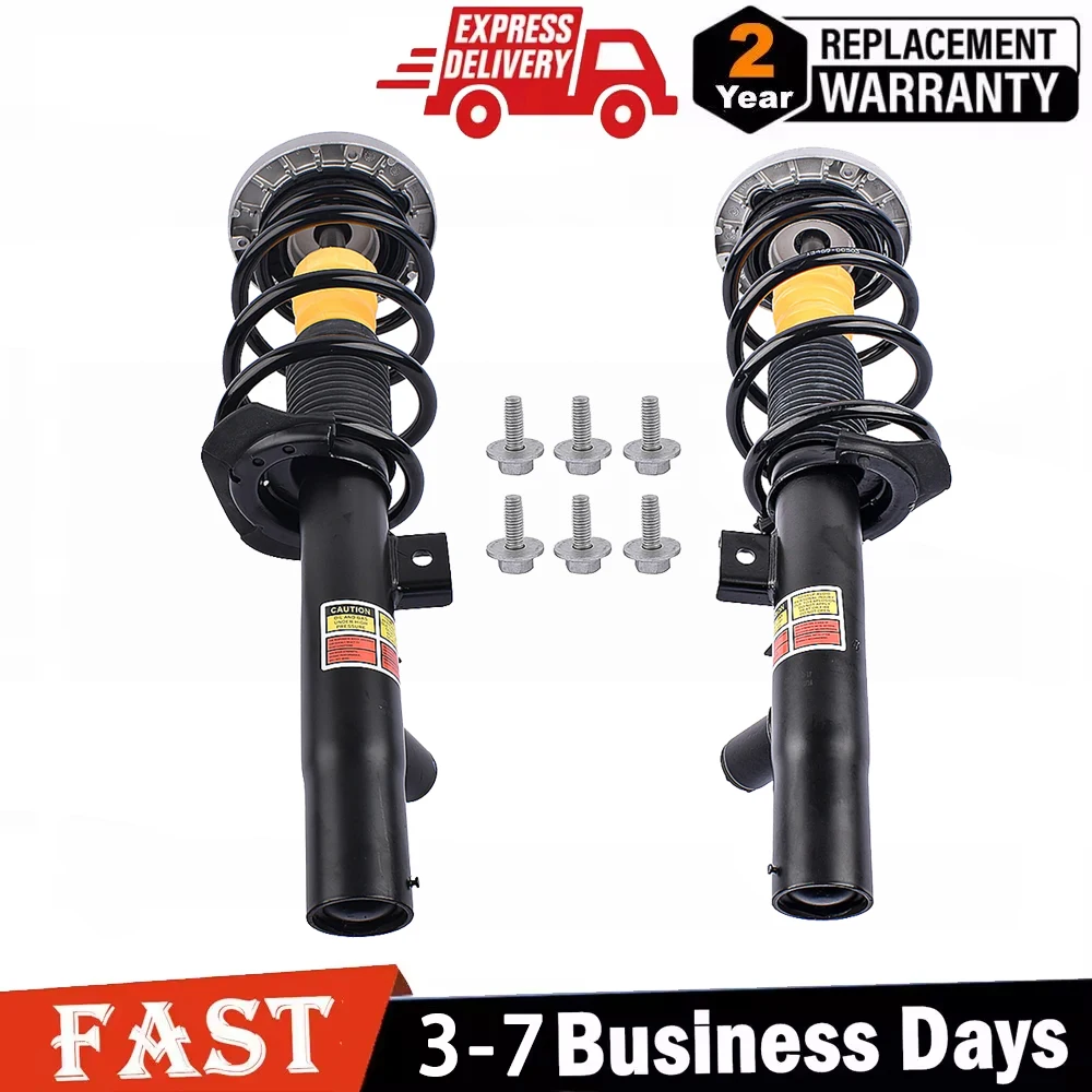 2 PCS Front Shock Absorber Struts Assembly w/EDC For BMW X3 F25 X4 F26 2011-2018