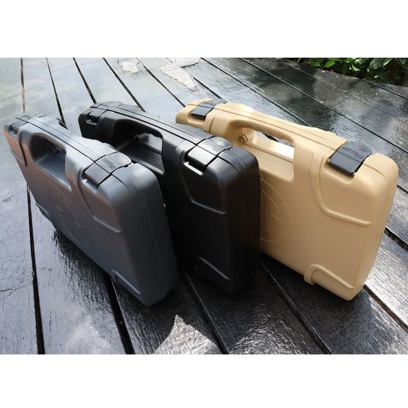 Tactical Storage Gun Safety Carrying Box ABS Pistol Suitcase Gun Accessories Hard Case Hunting Tools