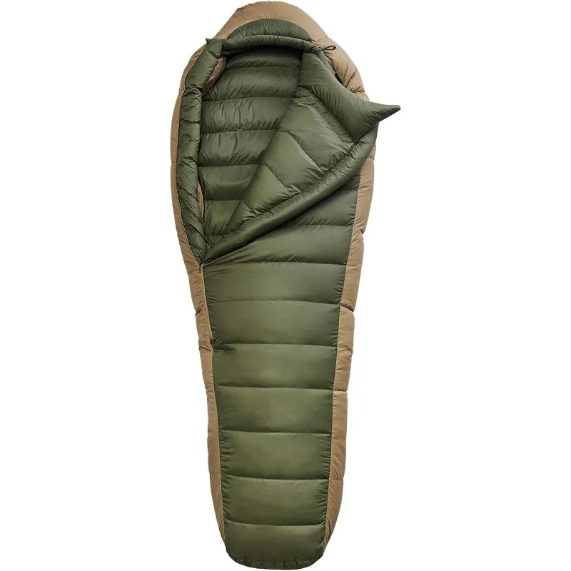 

Nordic Defender Down Sleeping Bag 5℉ Winter- Ultralight Backpacking Puffy 800 Fill Power 700g Down Filling
