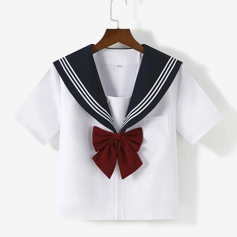 School College Uniforms Girl Japanese Sexy Pleated Uniform Korean Cosplay Graduation Sailor Seifuku Student Suit