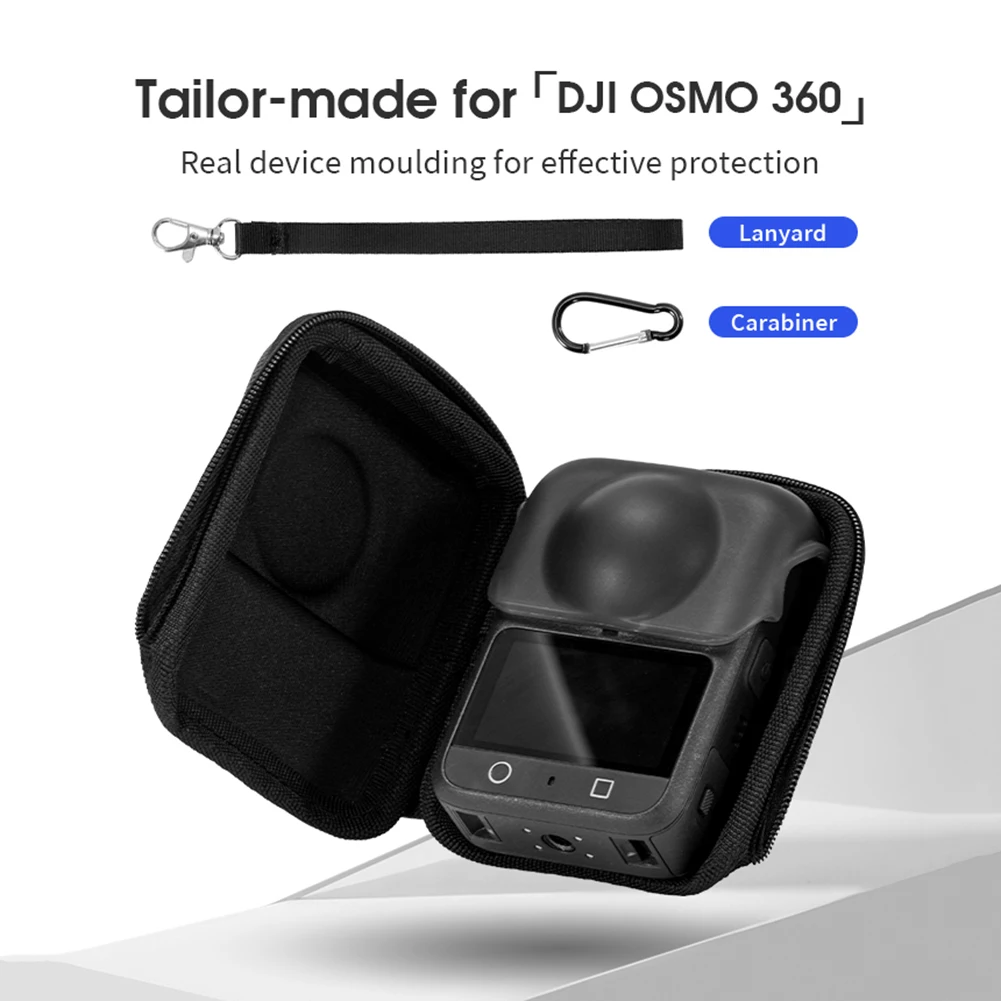 For DJI Osmo360 Portable Protection Box Waterproof Small Camera Storage Bag Wear Resist Camera Carrying Case Camera Accessories