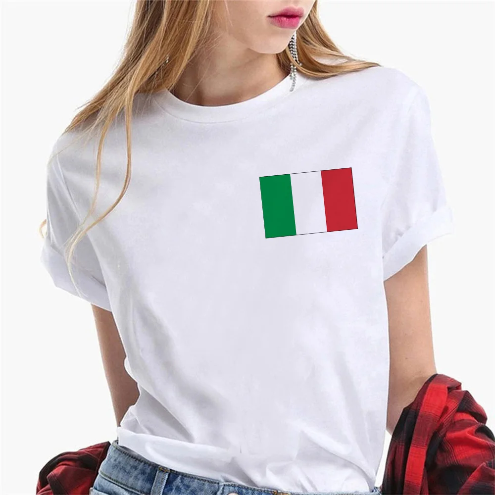 

National Flag t-shirts women funny top female harajuku Japanese y2k clothes