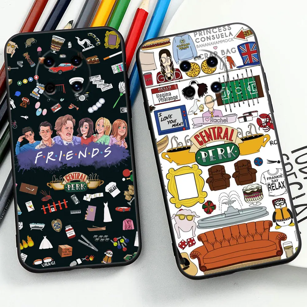 Central Perk Friends TV Show Phone Case For Huawei NOVA Y90 Y70 Y61 10SE 10 9 9SE 8 8SE 8I 7 7I 5 5I 4 3 3I 2 PRO PLSU 5G Cover