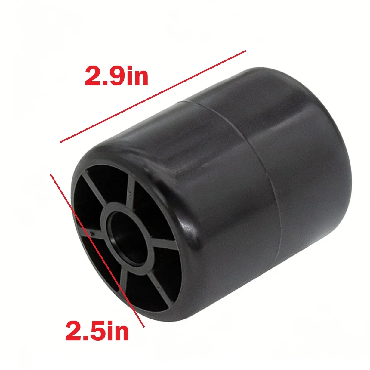 

Комплект роликов для газонокосилки, 2 шт., M113955, для замены, длина 76,2 мм, внешний диаметр 65 мм, диаметр вала 17 мм