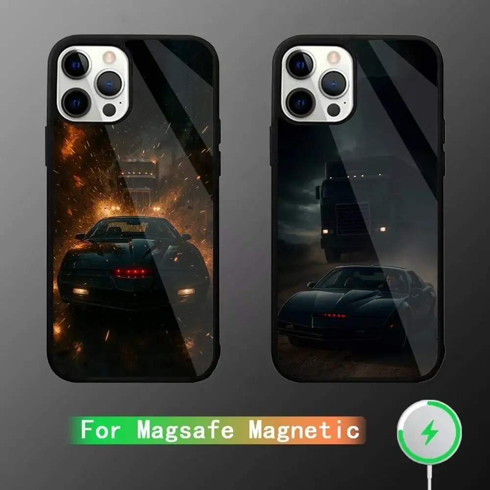 

Knight Rider KITT Phone Case For iPhone 16,15,14,13,12,11,Pro,Max,Plus,Mini,SE New Magsafe Magnetic Wireless Charging