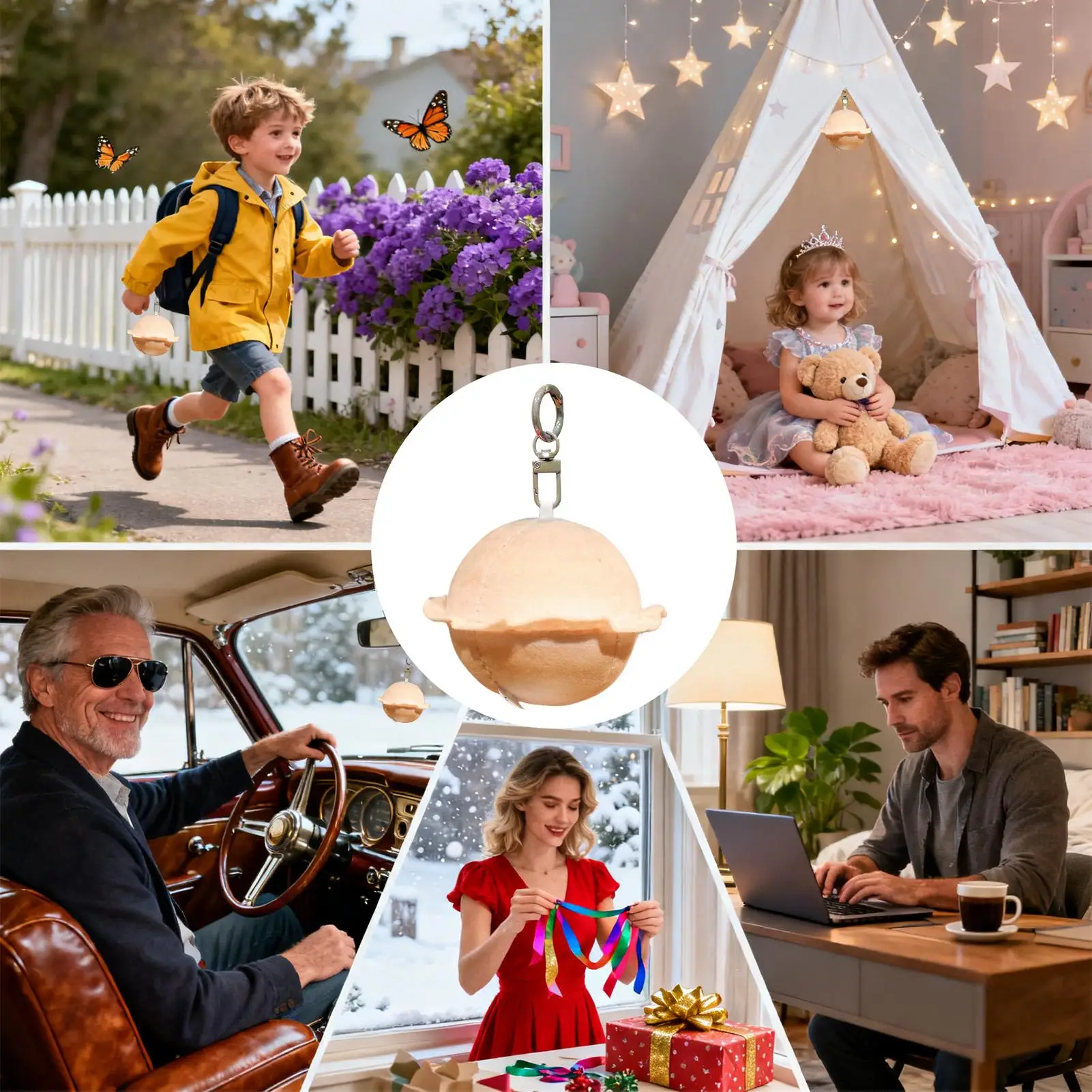 Planeta de pelúcia 2.95 Polegada pendurado sistema solar pelúcia planeta ornamentos para bolsa moeda jóias carteira mochila feminina