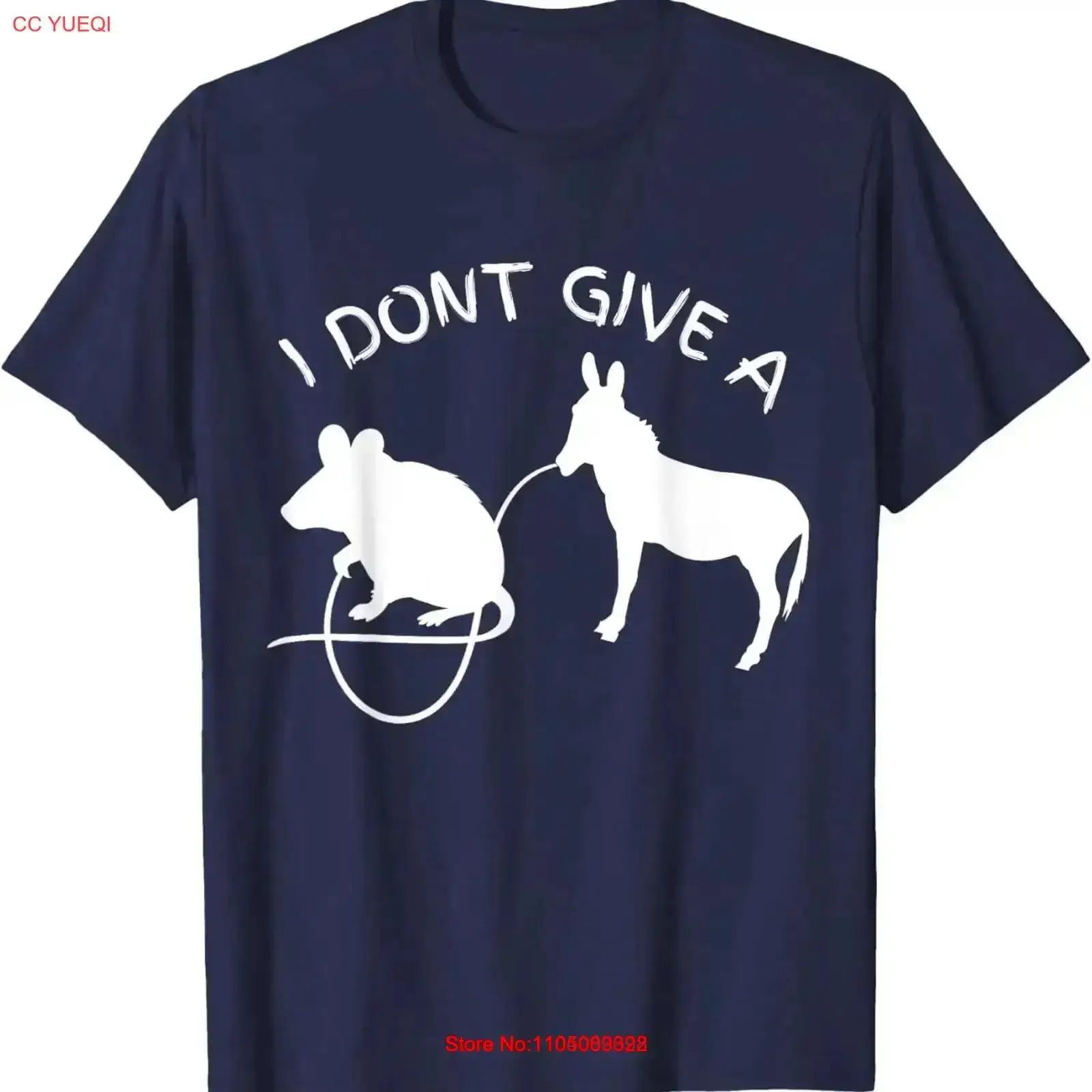 

Футболка I Don't Give a Rats Donkey, винтажная стильная дизайнерская одежда, уличная одежда, растянутая повседневная винтажная стираная одежда с графикой