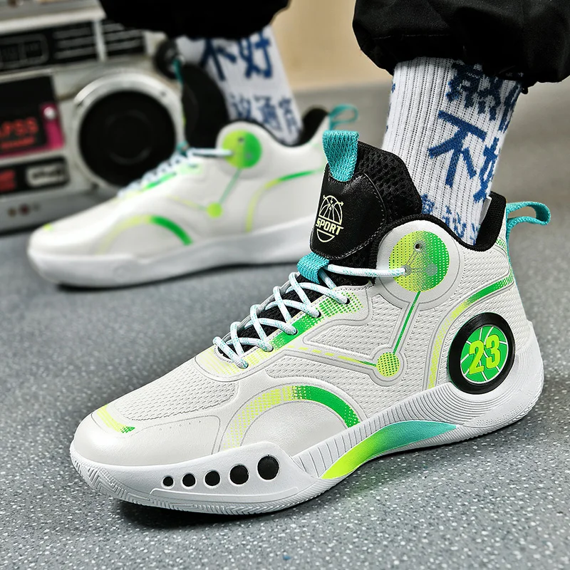 

2024 New Men's Road Running Shoes Lightweight Cushioning Men's Basketball Training Sneakers Outdoor Casual Shoes