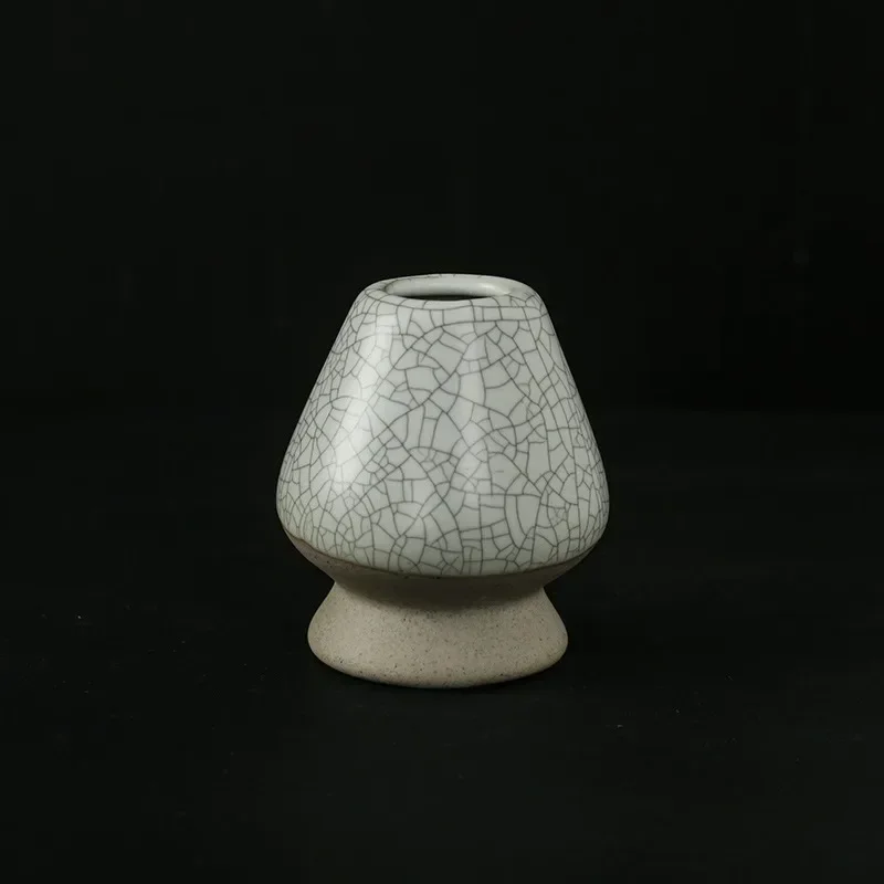 Matcha Whisk Holder Tea Ceremony Matcha Bowl Traditional Matcha Ceremony Starter Ceramic Chasen Whisk Stand for Beginner