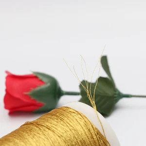 Metallic Sanbest-Fire-Webweben, heller Effekt, Schmuckdrähte, DIY-Kunsthandwerk, Stringarmband, Stich-Gewebegarn, Rose-87, 6 9 Hauptverkäufe Häkelmetallic Draht - №7