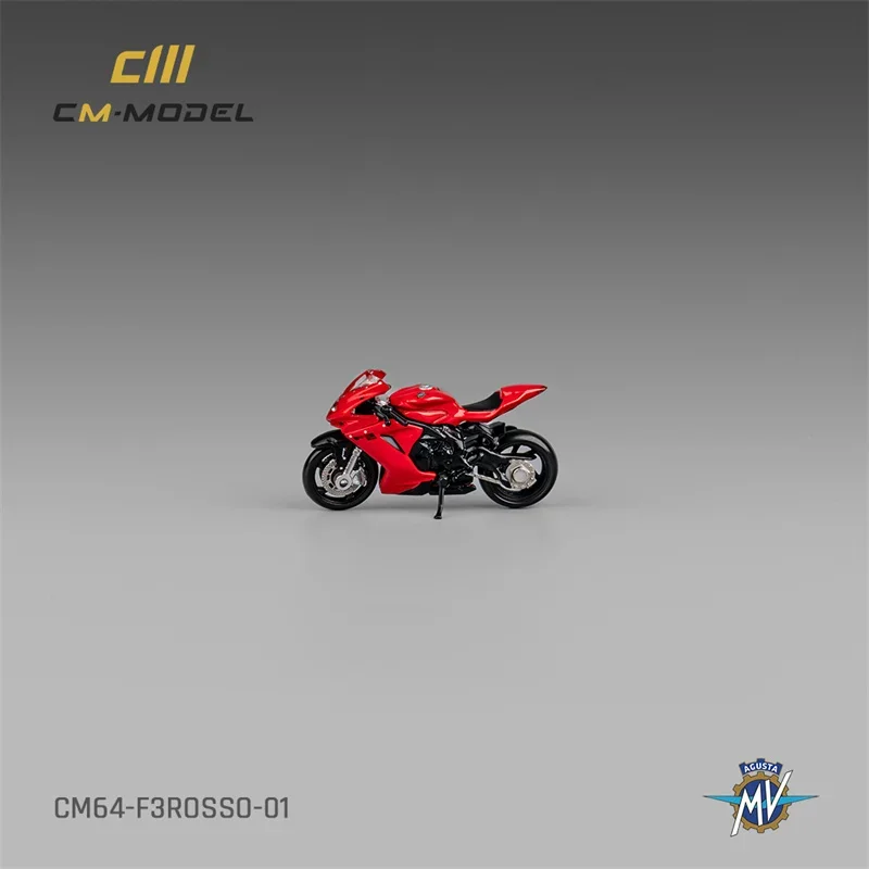 (Pre-order) CM MODEL 1:64 MV Agusta F3Rosso Red With Showgirl MV F3Rosoo