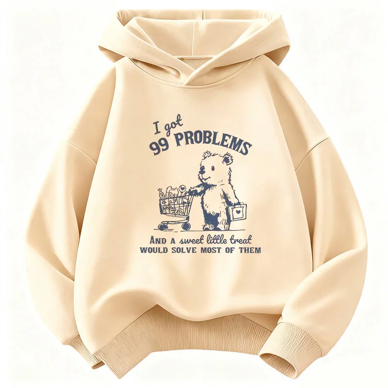 Kawaii Bären-Hoodie für Kinder Cartoon Kinderpullover mit Kapuze Modische Kapuzenpullover für Jungen und Mädchen Kleidung für Frühling und Herbst