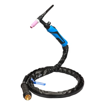 WP26 WP26FV 3m TIG Welding Torch 200A Argon arc welding gun WP-26 wp-26fv  Argon tungsten arc welding gun European interface