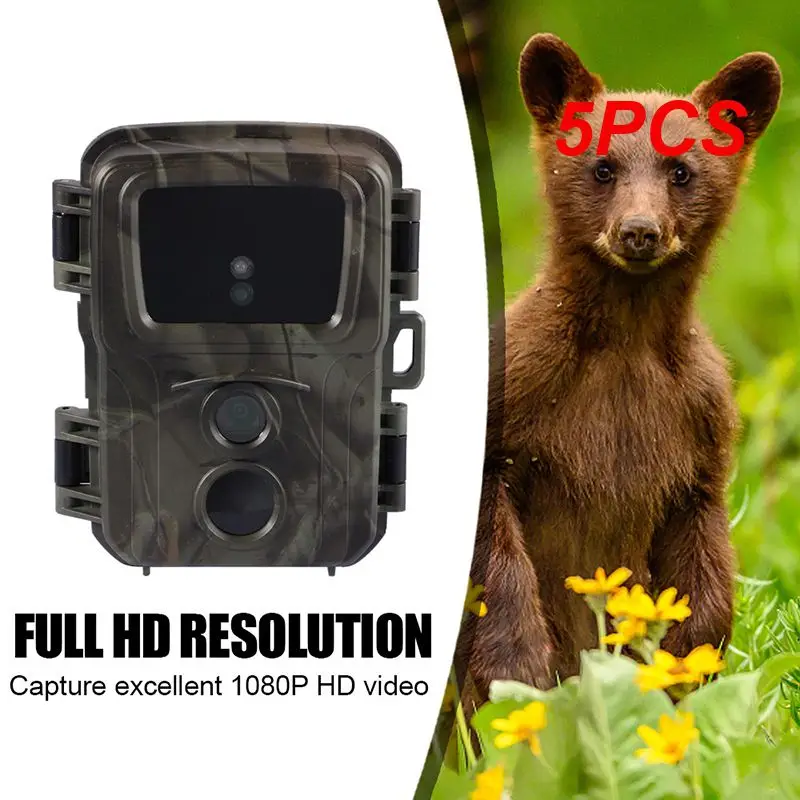 5PCS Mini Trail Hunting  Camera Wild Hunter Cam Mini600 20MP 1080P Wildlife  Animal Cameras Night Vision Photo Traps