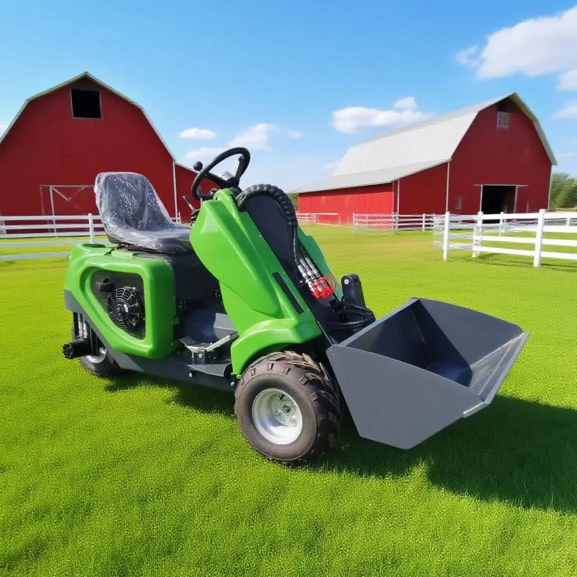 

Customized Product 3-Wheel Sliding Loader Forklift 3-Wheel Drive Sliding Steering Loader