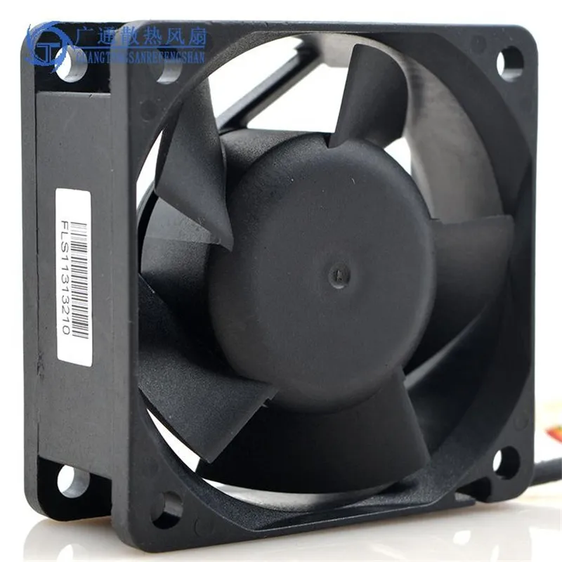 Original 60 * 60 * 25MM 6CM PMD1206PTB2-A 12V 3.1W 3-wire dual ball chassis power cooling fan