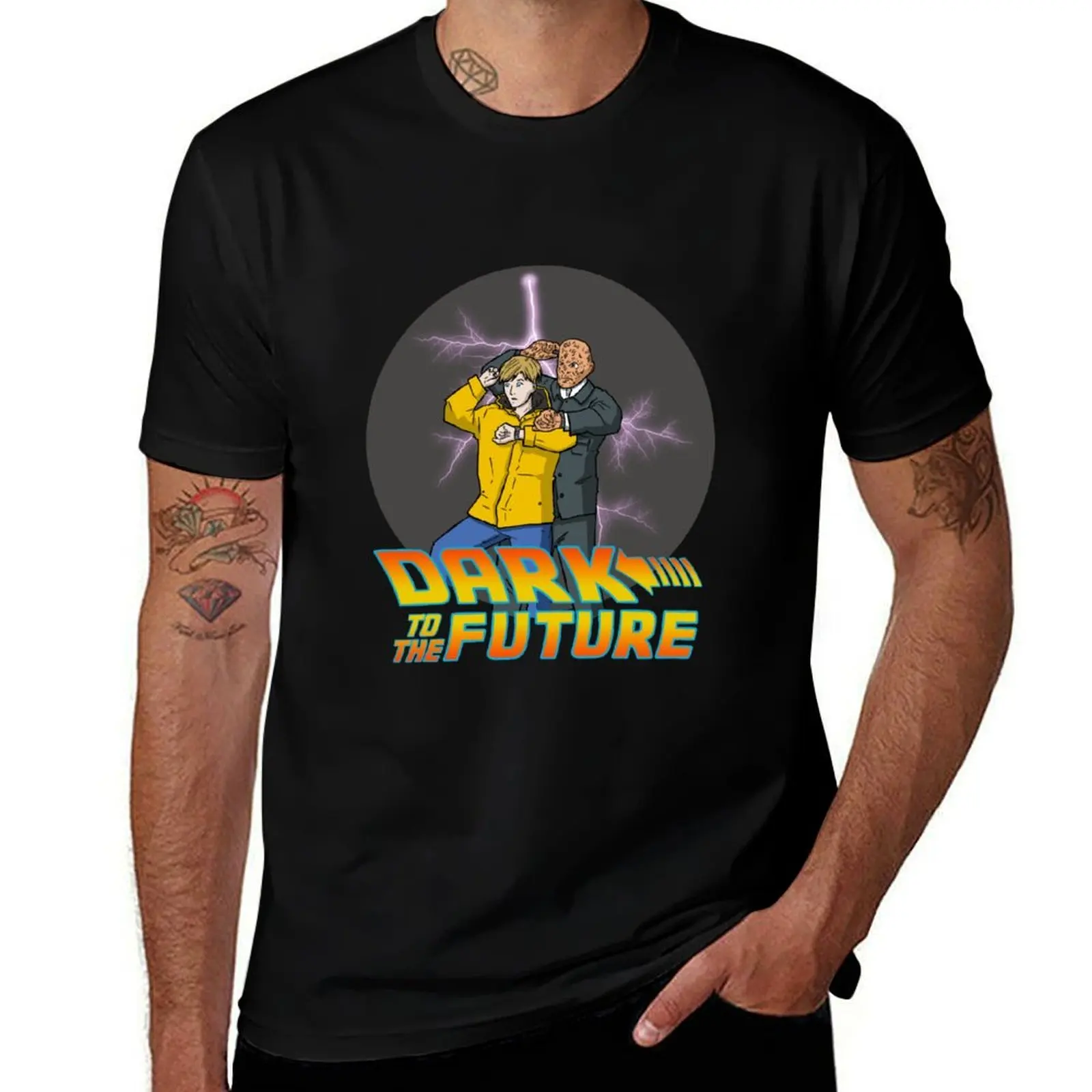 

Dark to The Future T-Shirt t shirts with prints t shirt man cotton T-Shirt