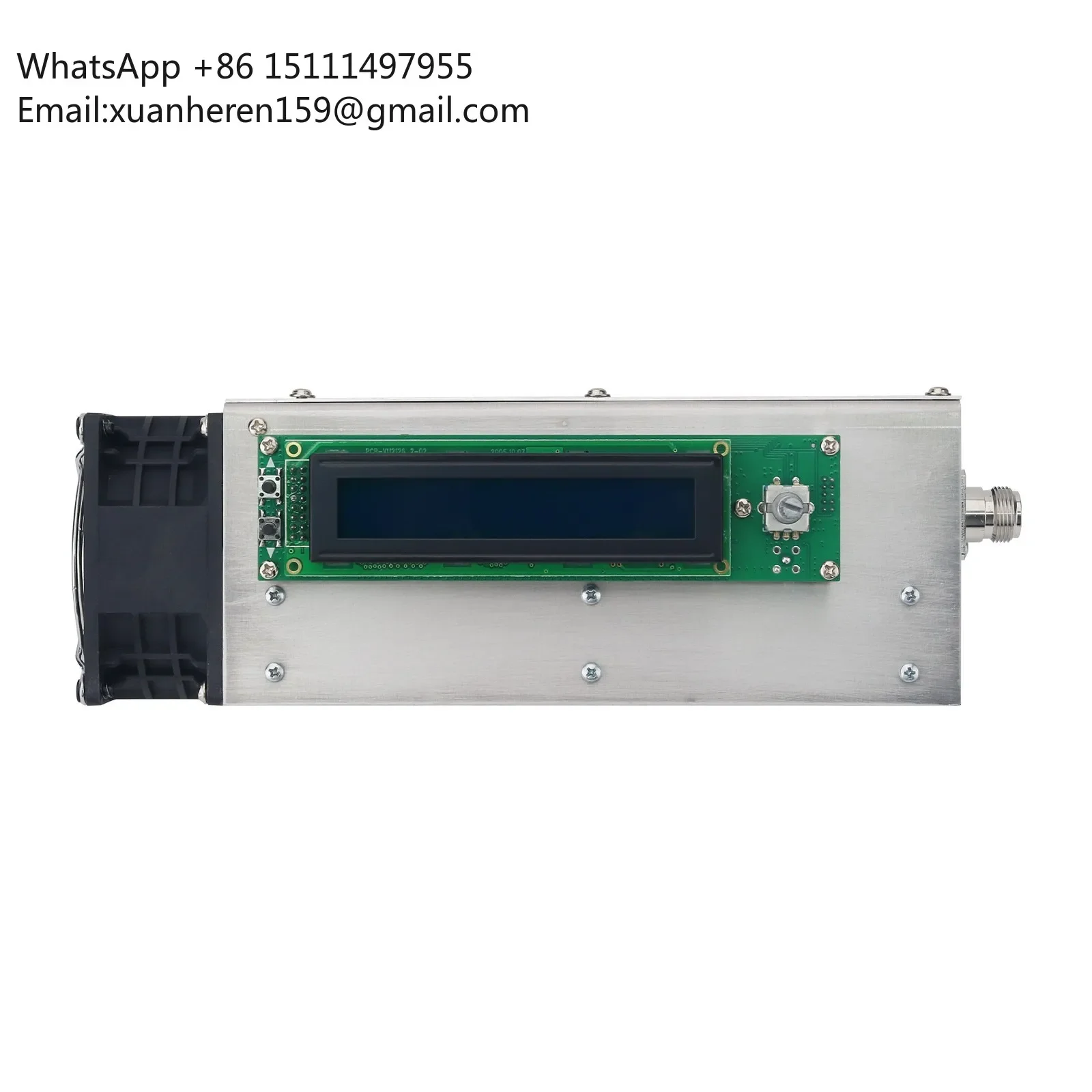 200W 87.5-108MHz Adjustable FM Stereo Transmitter with Full Protection Design for Ham Radio Station