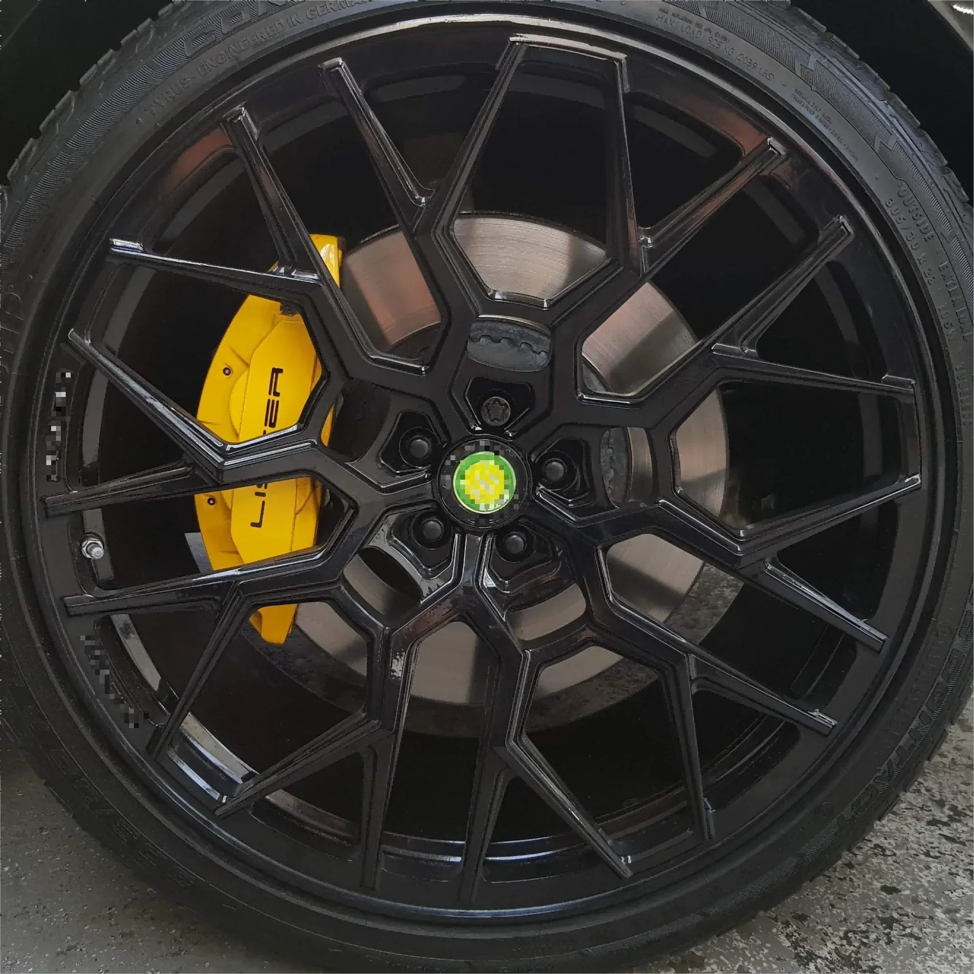 High Quality 19x9 19x10 Matt Black 5x108 Forged Rim Wheels for Jaguar Car Rim