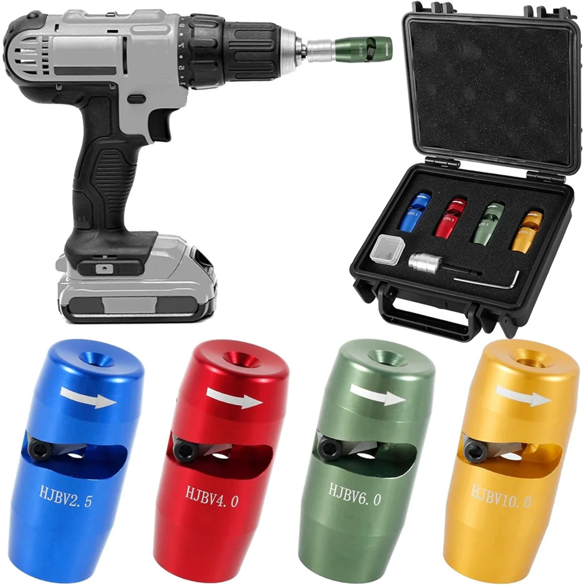 

AD29-Wire Stripper, Cable Stripping Tool, Wire Stripper Kit,Cable Stripping Machine Cable Stripper Plier(2.5-4 - 6-10