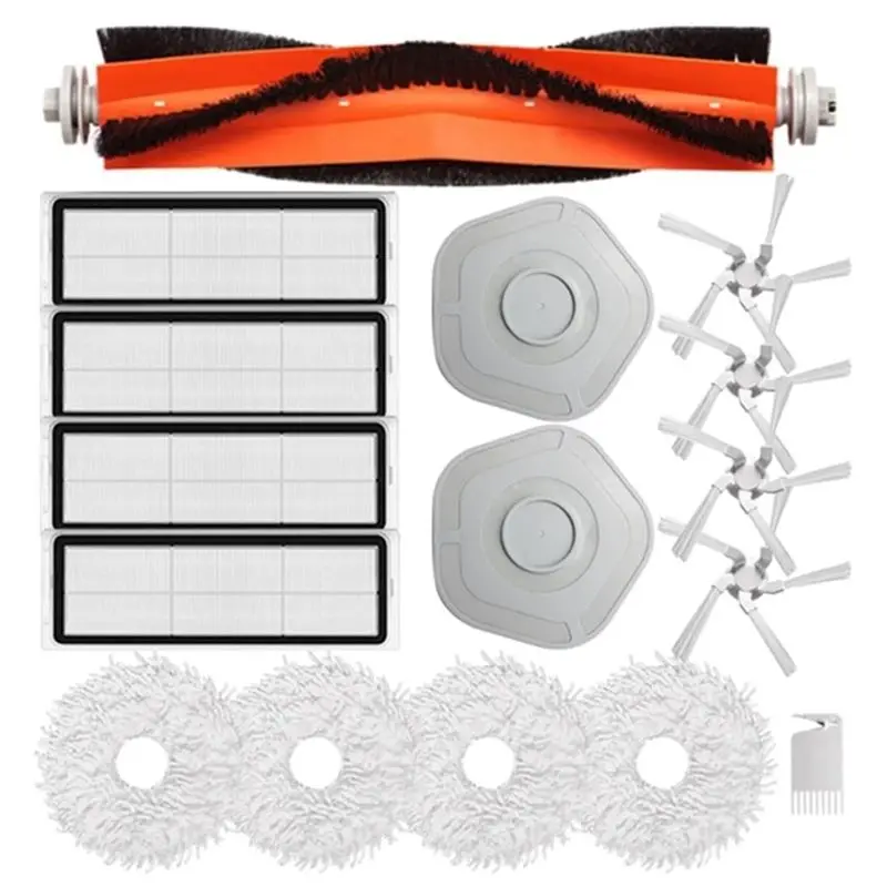 

Набор основных и боковых щеток, сменных салфеток для швабры, HEPA-фильтров и других аксессуаров для Dreame Bot W10 W10pro