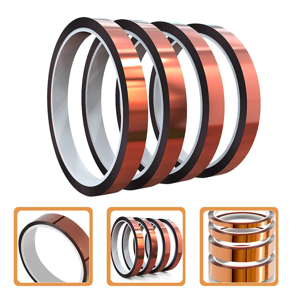 4 لفات متينة على الوجهين، شريط مقاوم للحرارة العالية، لاصق قوي وخفيف الوزن لشاشة المعدات الإلكترونية #6