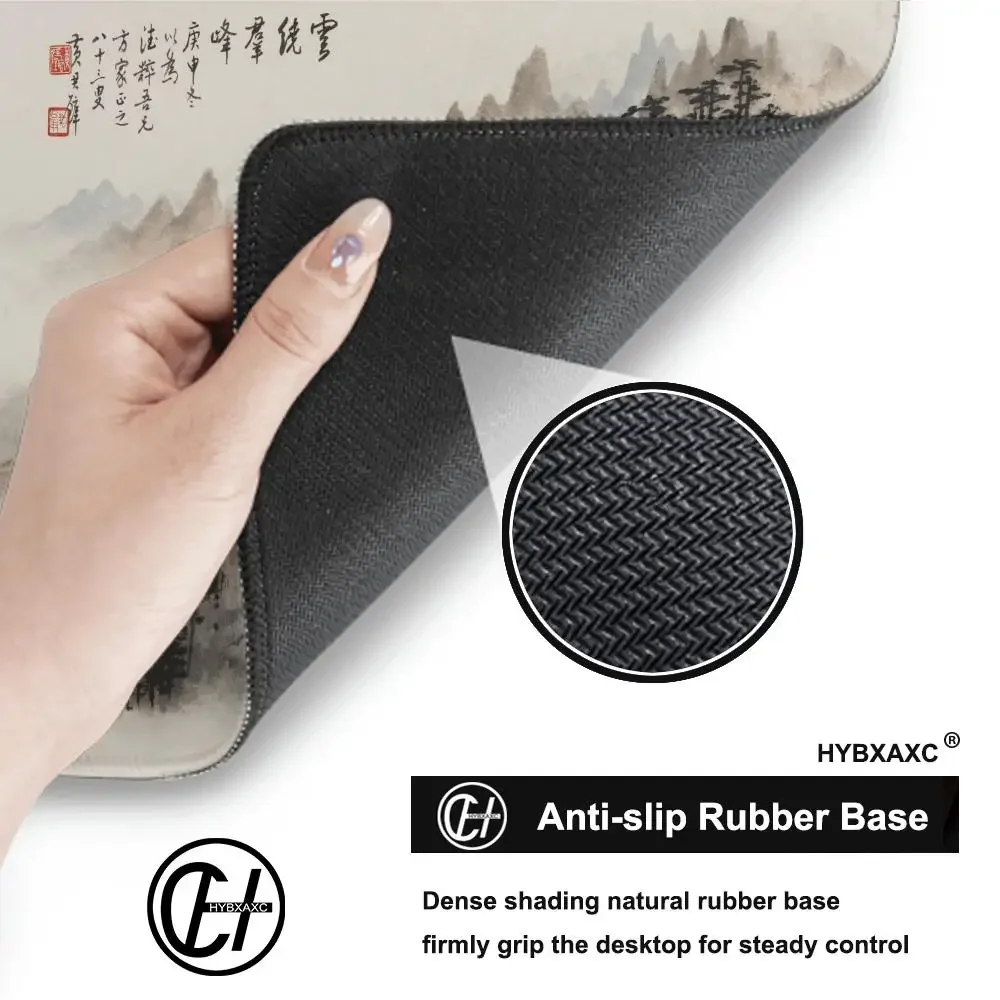 Chinese Style Ink Painting Mouse Pad Gaming XL Computer New Home Mousepad XXL Playmat Computer Desktop Mouse Pad Mouse Mat