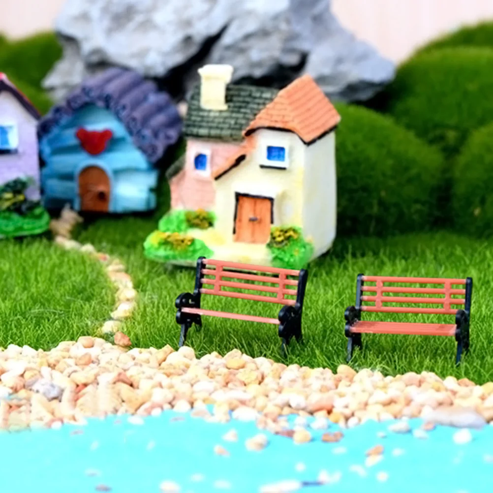 

Moss Succulent Miniature Chair Decor Pvc Fairy Garden Ornament For Micro Landscape Diy Craft Small Plant Accessory