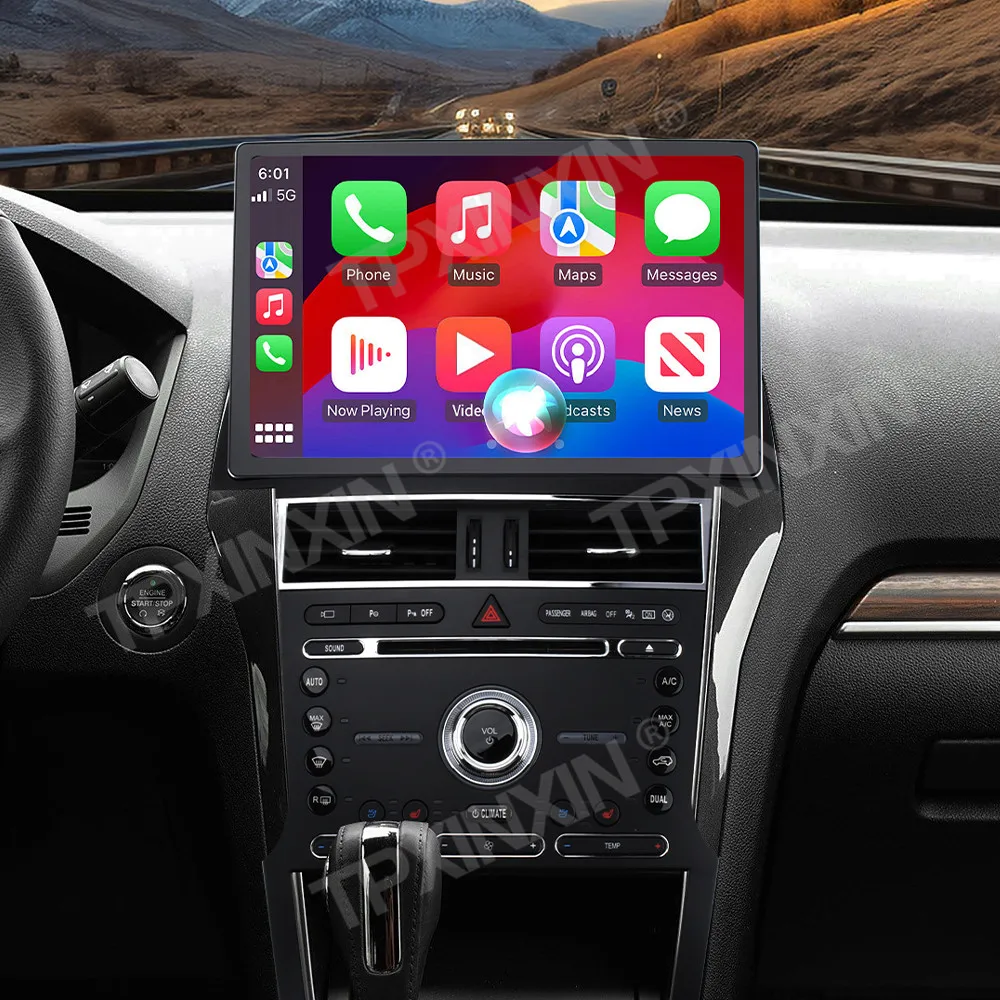 

13.3 Inch QLED Touch Screen CarPlay for Ford Explorer 2011-2018 Car Radio Multimedia Player Android 13 GPS Navigation Head Unit