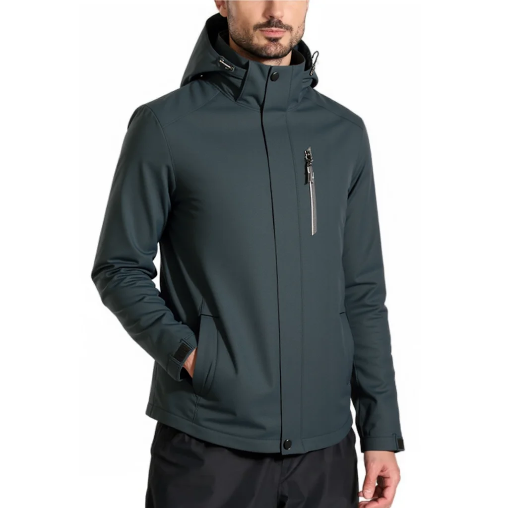 

Весенне-осенние куртки, повседневная спортивная рабочая одежда со съемным капюшоном, уличная светоотражающая износостойкая ветровка с карманами, ветрозащитная ветровка