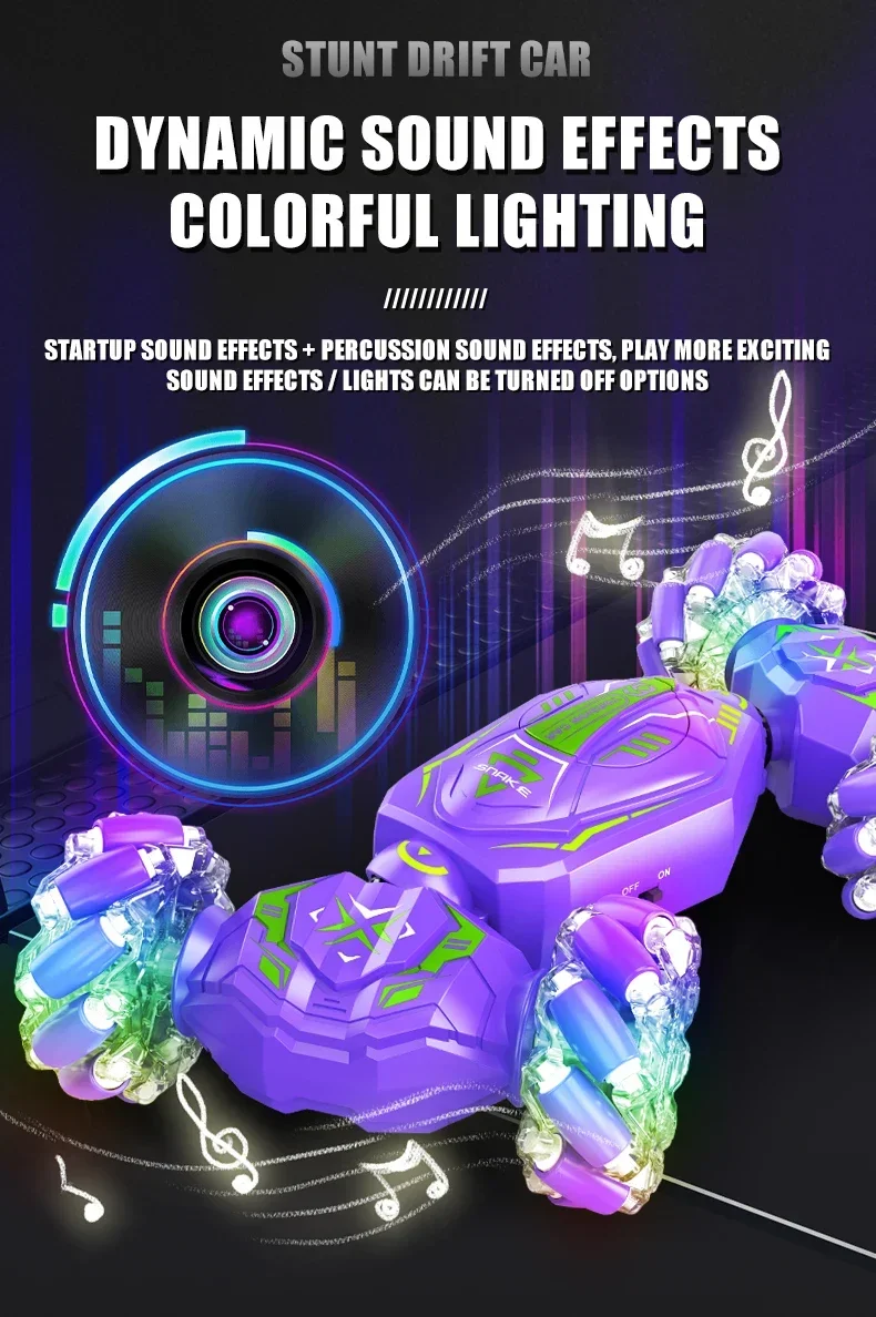 

Радиоуправляемый трюковый автомобиль, индукционная деформация, скручивающий дрифтовый автомобиль, альпинистский внедорожный грузовик со световой музыкой, электромобиль, подарок для ребенка