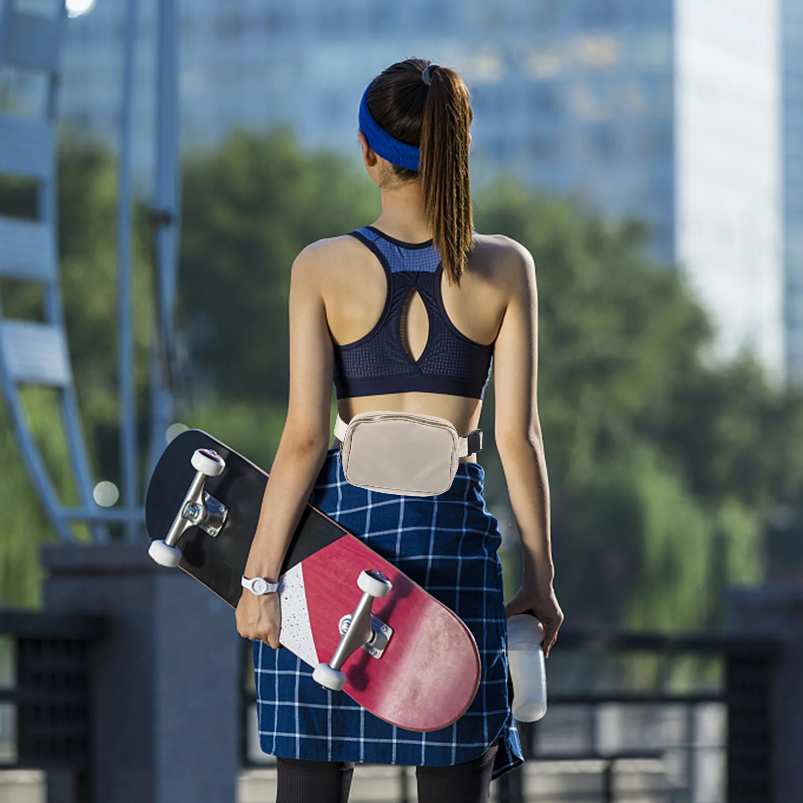 

Premium Women Waist Bag Simple Design Stylish Fanny Pack for Casual Sports Use Phone Keys Storage Waist Bag Stylish Fanny Pack