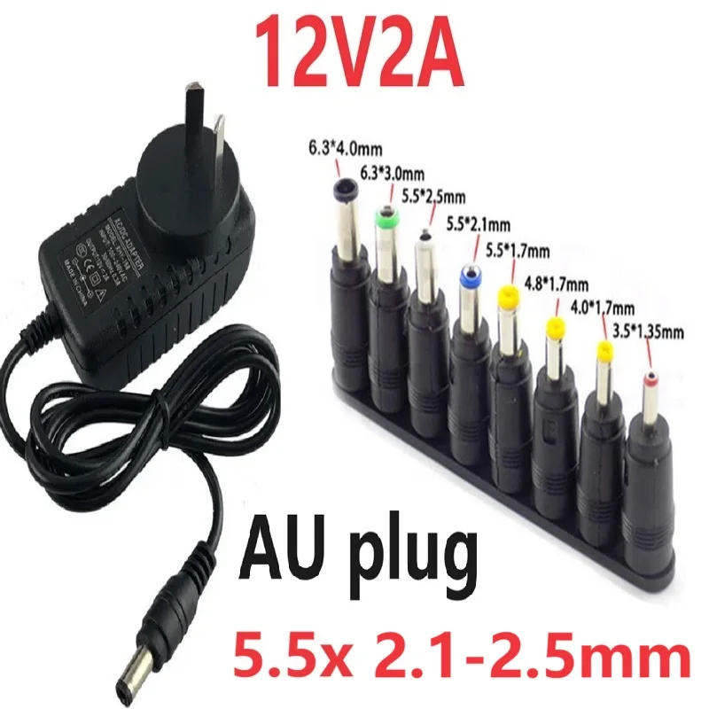 5.5x2.1mm Universal For Notebook Laptop AC DC Power Supply Charger Adapter Tips Jack Connector For Charging Plug For Tablets PC