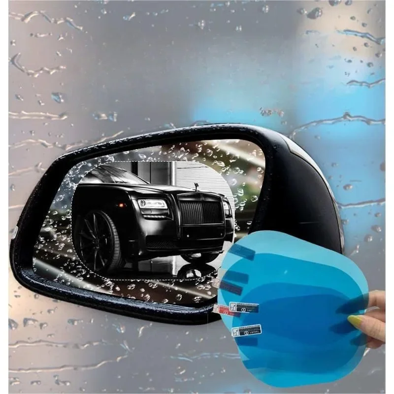 Car Rearview Mirror Rainproof Film, Side Window High-definition Anti-fog and Water-repellent Nano Anti-glare Rainproof Film