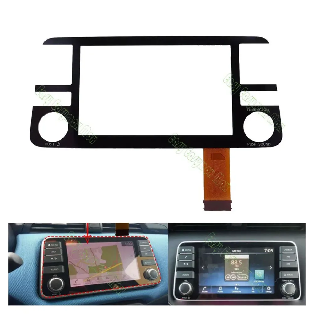 7'' Touch Screen Digitizer For LCD Radio Navigation for Nissan Kicks Micra Versa Bosch 2591A 5RL0A 2591A 5RL0B