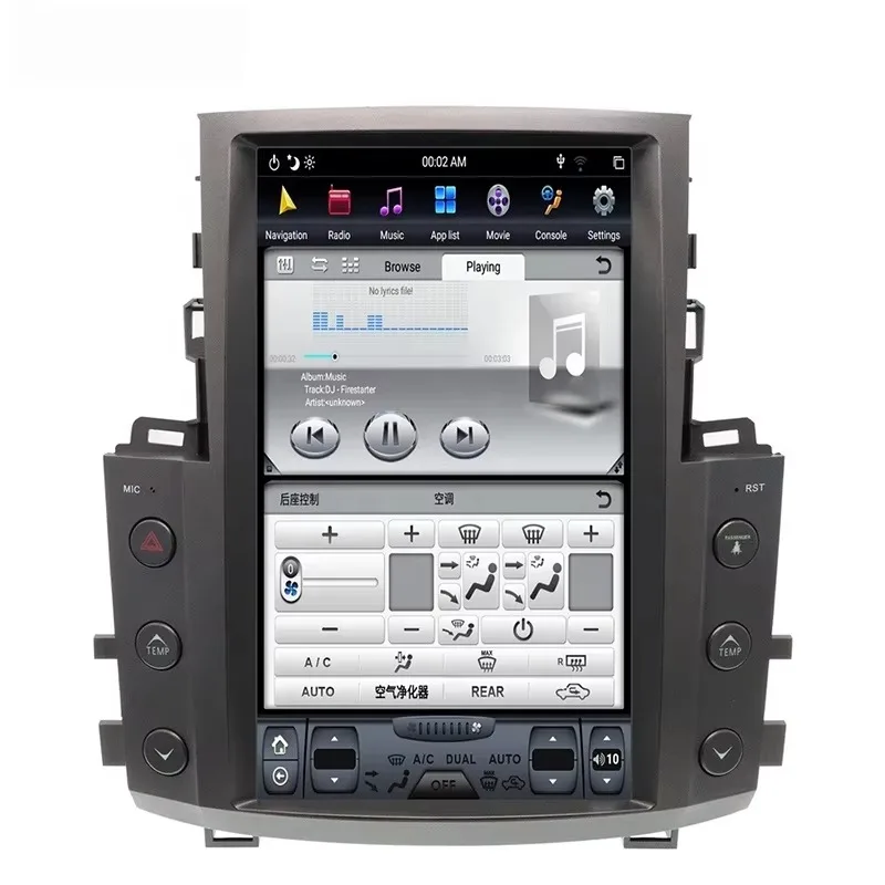 New 13.6 Inch Android 8.1 New Style Vertical Screen Car Video for LX 570 2007-2015 Car Radio GPS