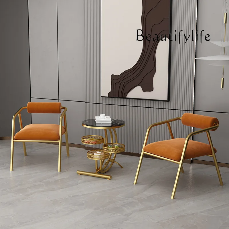 Balcony Small tea table Shelf with storage tray Combination Round living room Balcony Bedroom Home fashion