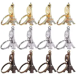 30Pcs Paris Eiffel Tower Shape Keychain Novelty Gadget Trinket Souvenir Christmas Gift Keychain