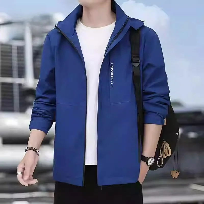 

TUCANO весенне-осеннее мужское повседневное тюре, модное ветрозащитное спортивное пальто с капюшоном, облегающее пальто из полиэстера и нейлона Cosite Fiber