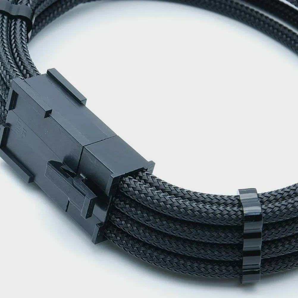 High Quality Atx Motherboard Power Cable 8Pin 30Cm Nylon Braided Extension Cord for CPU Power Supply DIY Pc Build Tidy Setup