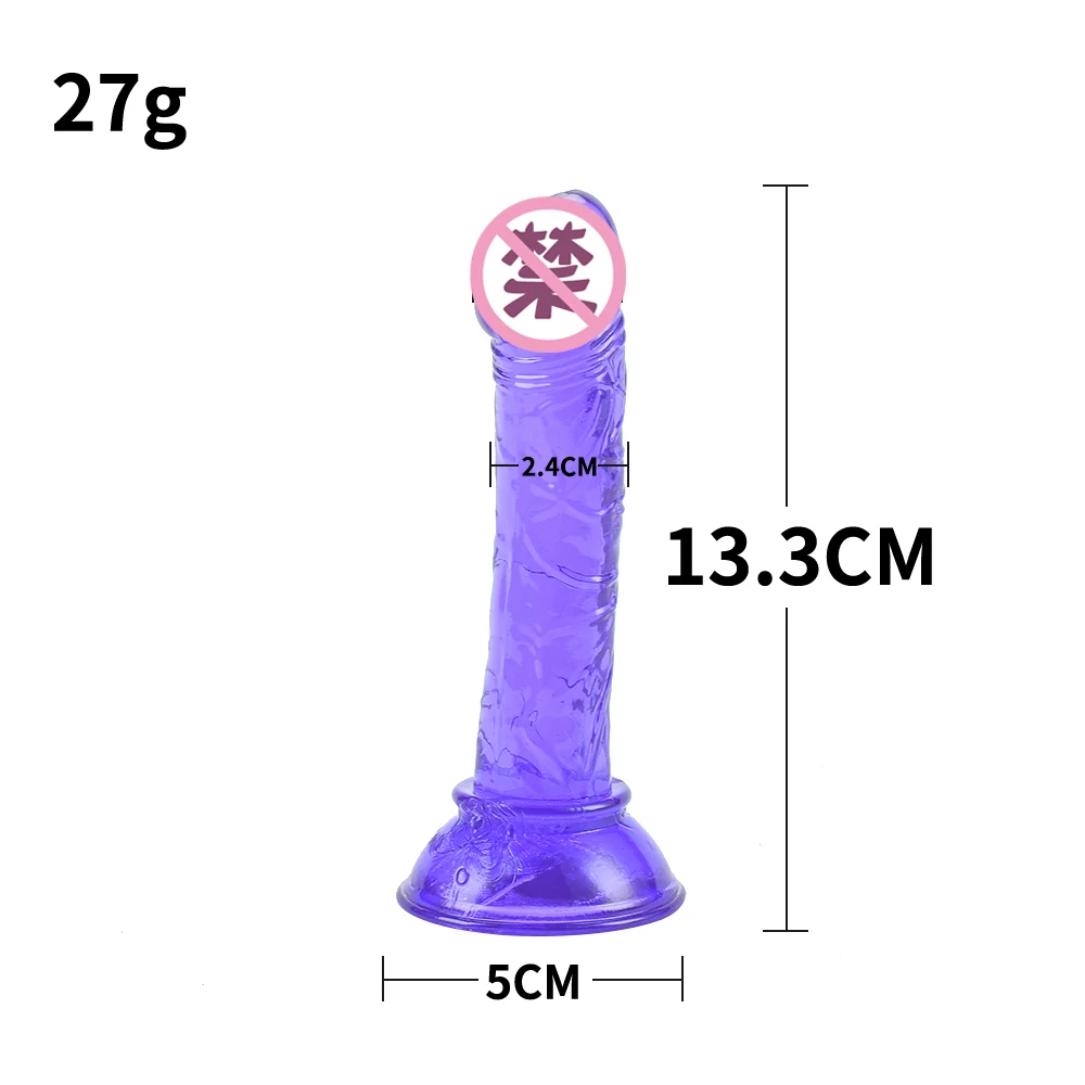 Soft Mini Dildo Realistic Penis Dick With Strong Suction Cup Anal Dildos Erotic Sex Toys For Women Adults Female Masturbation