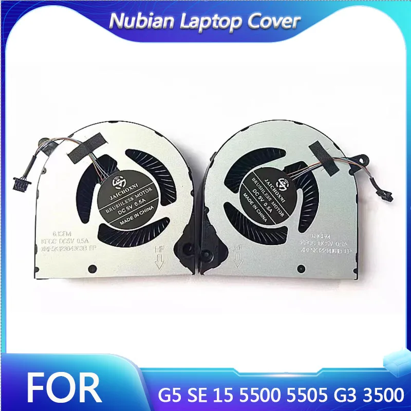 

New Laptop Cooling Fan For DELL G5 SE 15 5500 5505 G3 3500 0PC01D 0F3DF0 MG75090V1-C200-S9A MG75090V1-C210-S9A GTX1660