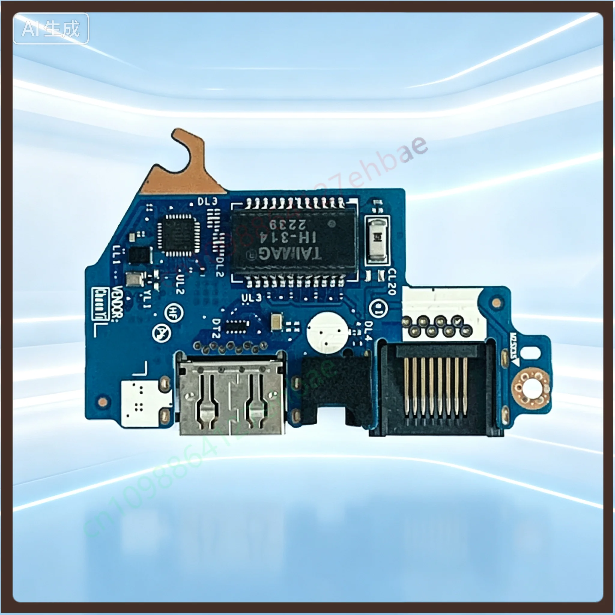 Replacement USB RJ45 Port Lan Board LS-M78JP for HP Victus 16-R 16-S TPN-C169